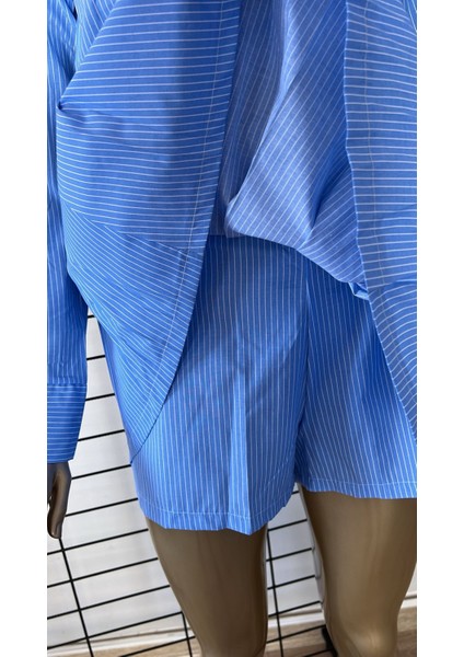 Pileli Şort Etek ve Gömlekli Takım indirimleri