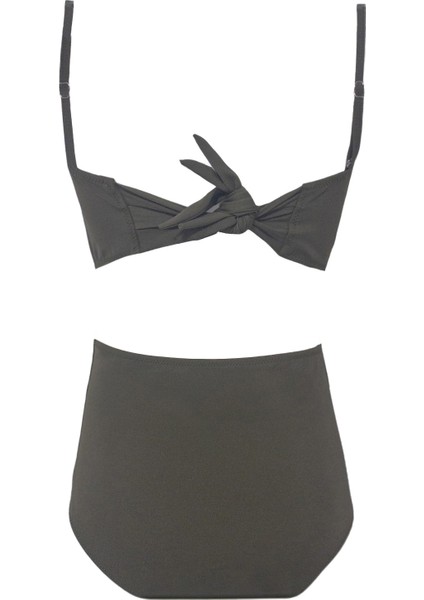 Yüksek Bel Yeşil Kadın Bikini fiyatları