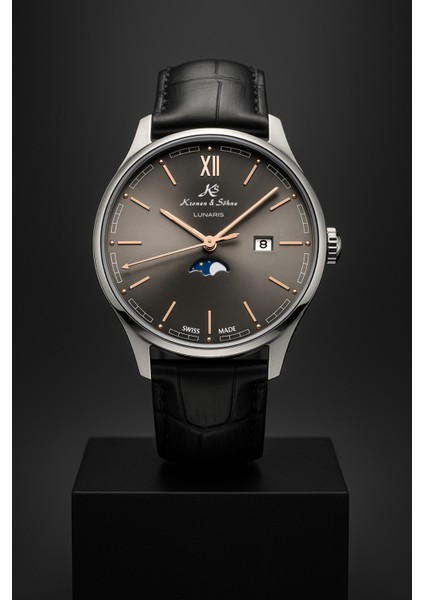 Lunaris Alman Moonphase Erkek Kol Saati fırsatları