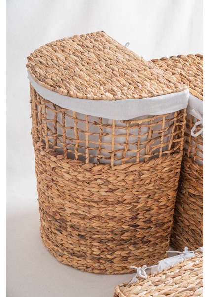 Soléa Hasır 4'lü Kapaklı Sepet Seti modelleri