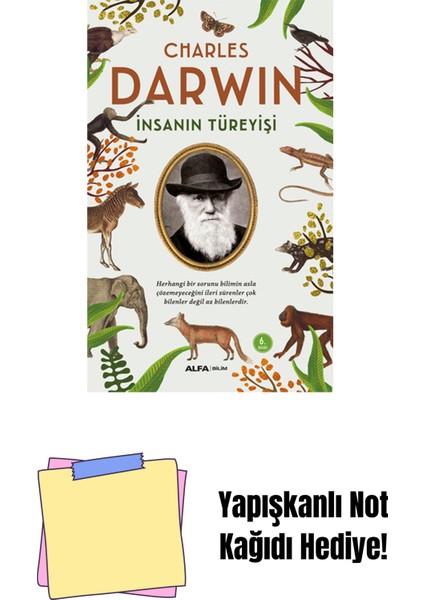 Insanın Türeyişi + Yapışkanlı Not Kağıdı