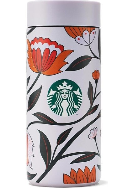 Starbucks® Paslanmaz Çelik Termos - 360 Derece Içilebilir Kapaklı - Mor - 355 ml - 11171730