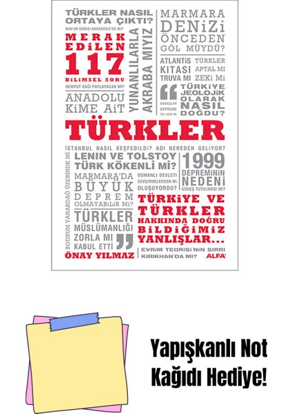 Türkler + Yapışkanlı Not Kağıdı