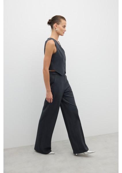 Geniş Paça Pantolon Standart Renk K2512014_089 fırsatları