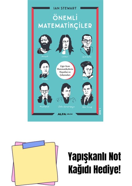 Önemli Matematikçiler + Yapışkanlı Not Kağıdı