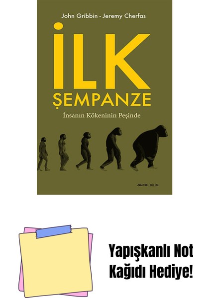 Ilk Şempanze + Yapışkanlı Not Kağıdı