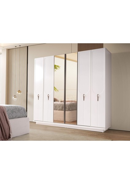 Vermont 6 Kapaklı Gardırop %100 Mdf modelleri