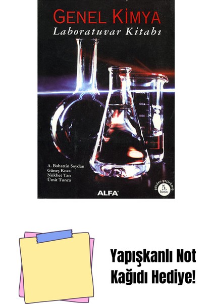 Genel Kimya Laboratuvar Kitabı + Yapışkanlı Not Kağıdı