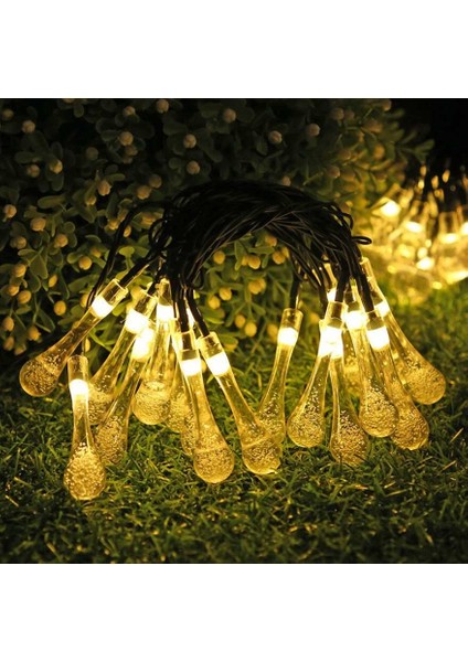 Solar LED Güneş Enerjili Su Damlası LED 20 LED LED Solar Bahçe Aydınlatması indirimleri