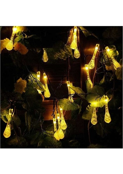 Solar LED Güneş Enerjili Su Damlası LED 20 LED LED Solar Bahçe Aydınlatması