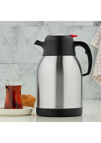 2 Litre Çift Kat Paslanmaz Çelik Termos