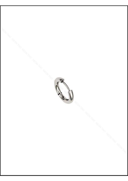 Halka Model, Paslanmaz Çelik Küpe 344, Gümüş Renk modelleri