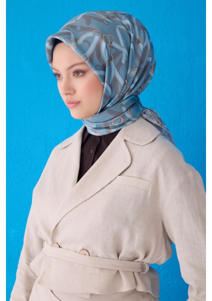 Saf Ipek Eşarp 4125D (Twill)-83