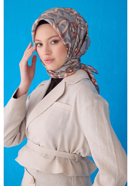 Saf Ipek Eşarp 4125D (Twill)-83