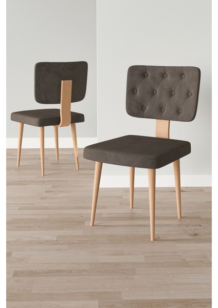 Lars Atlantik 80X132 Açılabilir Mdf Masa Yemek Odası Takımı,mutfak Takımı 6 Adet Sandalye fırsatları