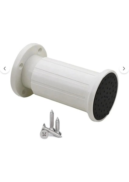 Elif Ayarlı Jumbo Ayak 10 cm Beyaz - Mutfak Altı, Dolap Ayağı, Komodin, Baza, Kanepe Koltuk Ayağı, Gardrop Ayağı (4 Adet)