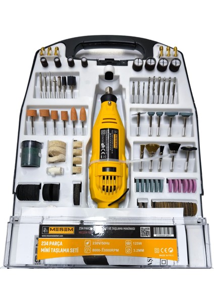 234 Parça Mini Taşlama Seti