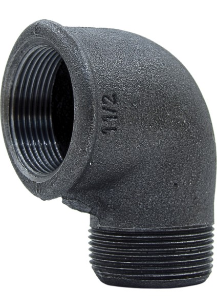 Dirsek 11/2" Kuyruklu Siyah fiyatları