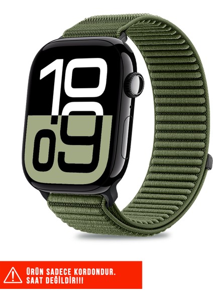 Watch 5/6/7/8/9/10/se/ultra/ultra2 44/45/49mm / Seri 10 46 / Seri 11 46mm Uyumlu Hasır Örgü Kordon