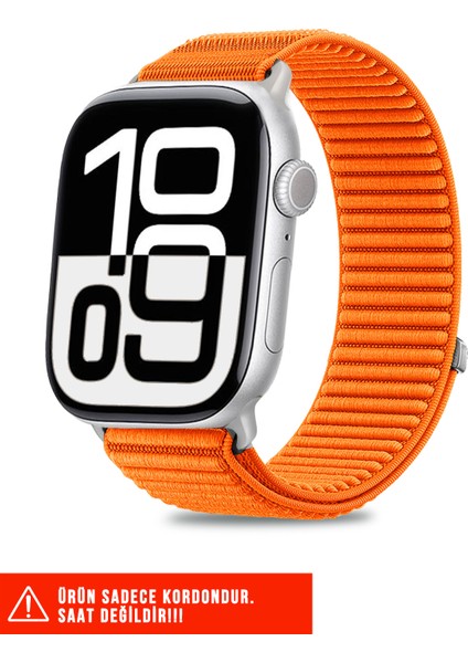 Watch 5/6/7/8/9/10/se/ultra/ultra2 44/45/49mm / Seri 10 46 / Seri 11 46mm Uyumlu Hasır Örgü Kordon