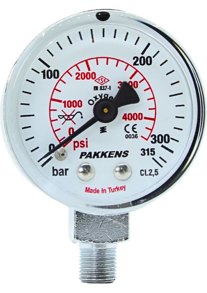 Manometre Q63 315 Bar Alt.ç.