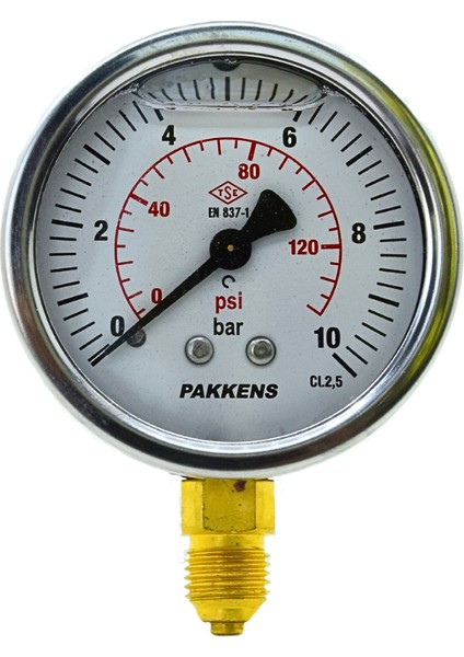 Manometre Q63 Gls.10 Bar Alt.ç.