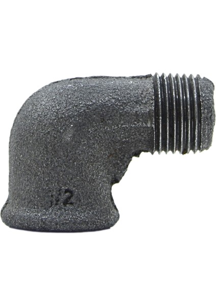 Dirsek 1/2" Kuyruklu Siyah modelleri