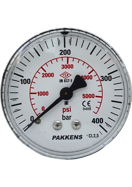 Manometre Q63 GLS.400 Bar Ark.ç.