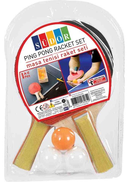 Masa Tenisi Raket Seti
