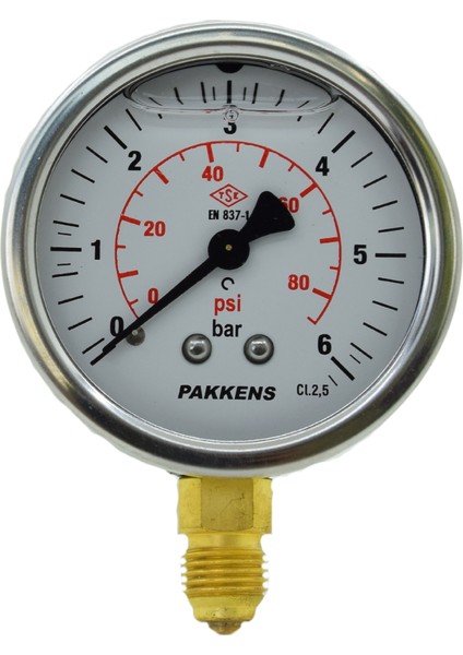 Manometre Q63 Gls.6 Bar Alt.ç.