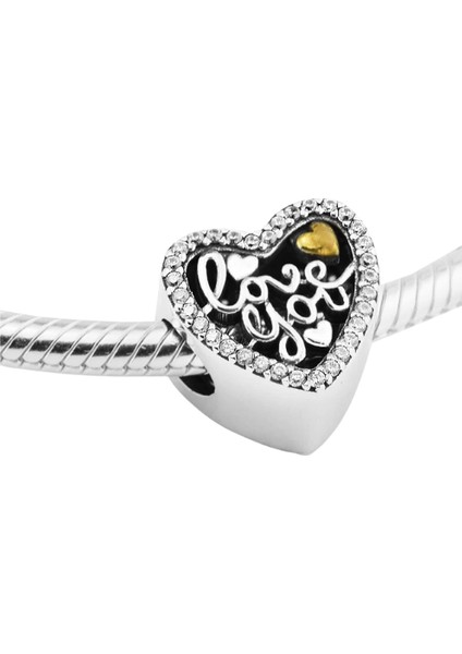 Love You 925 Gümüş Charm modelleri
