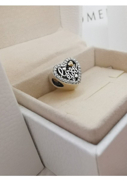 Love You 925 Gümüş Charm indirimleri