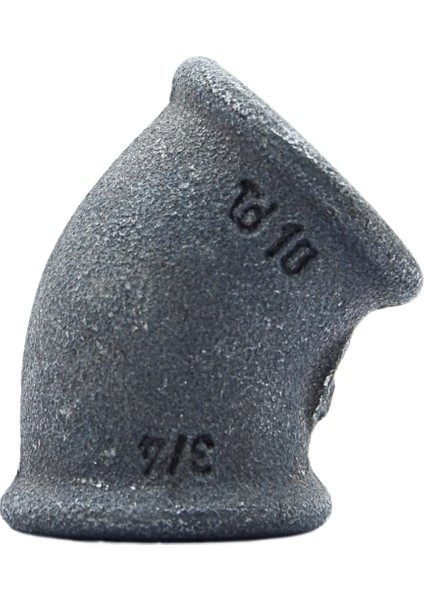 Dirsek Siyah Dişli 3/4" 45° fiyatları
