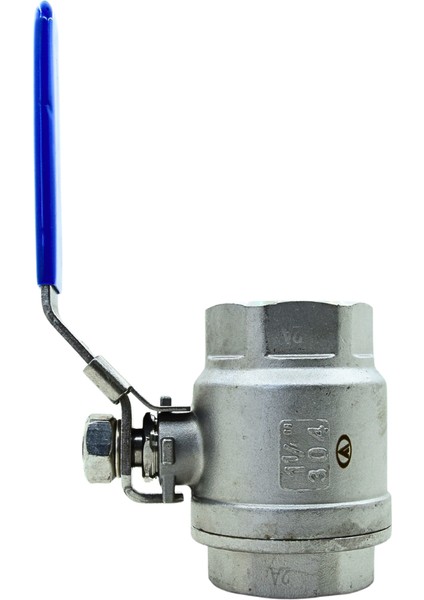 Krom Vana Küresel V-2tn 304 11/4" Dişli PN20