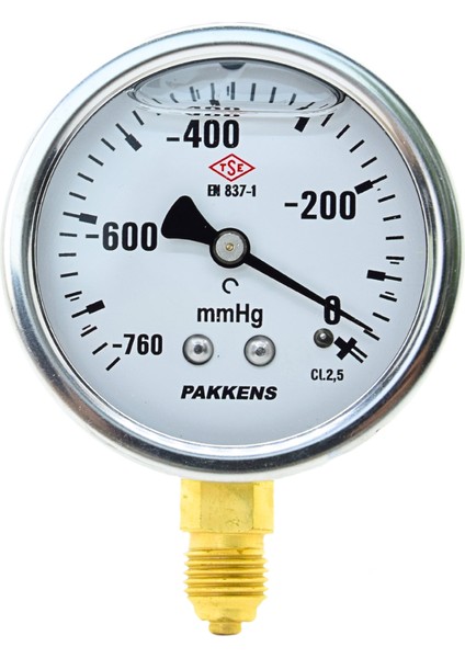 Vakumetre Glis. Q63 0/-760 Mmhg Alt B.