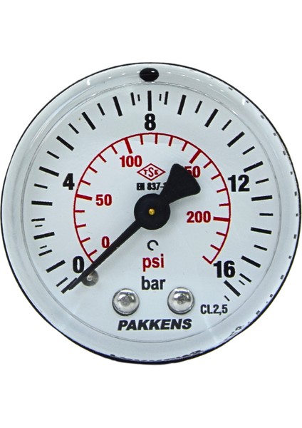 Manometre Q50 16 Bar Ark.ç.