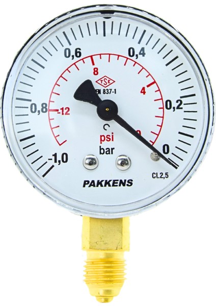 Vakumetre Q63 0/-1 Bar Alt B.