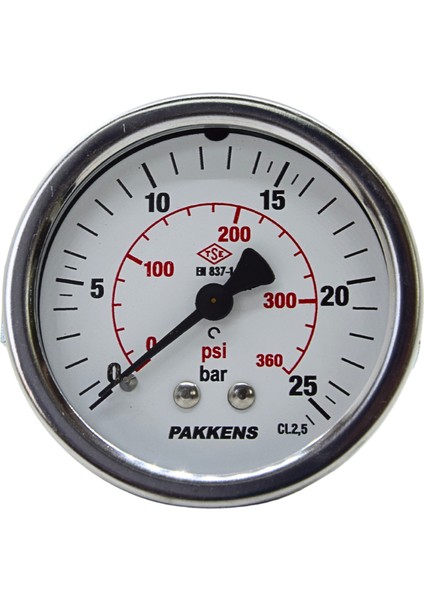 Manometre Q63 Gls.25 Bar Ark.ç.pano