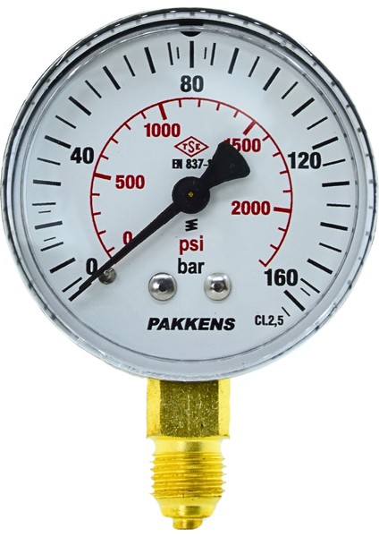 Manometre Q63 GLS.160 Bar Alt.ç.