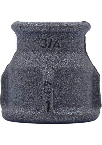 Manşon Redüksiyon Siyah 1 x 3/4''