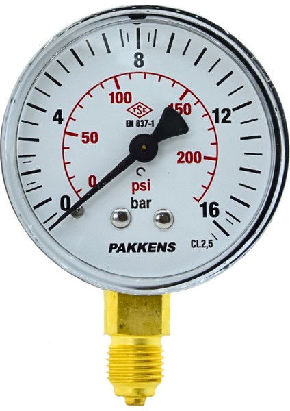 Manometre Q63 Gls.16 Bar Alt.ç.