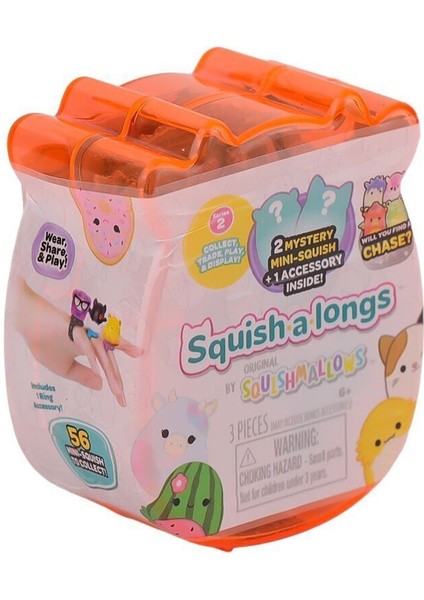 AL0001 Squish A Longs 2 Figür + Yüzük Sürpriz Paket Seri 2 modelleri