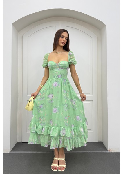 Blossom Çiçekli Maxi Elbise fiyatları