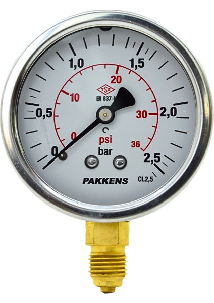 Manometre Q63 Gls.2,5 Bar Alt.ç.