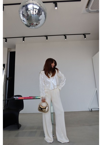 Kolları Otrişli Payetli Ceket fiyatları