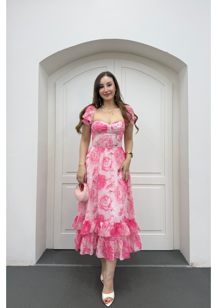 Blossom Çiçekli Maxi Elbise fiyatları