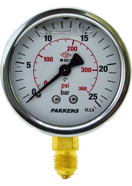 Manometre Q63 Gls.25 Bar Alt.ç.