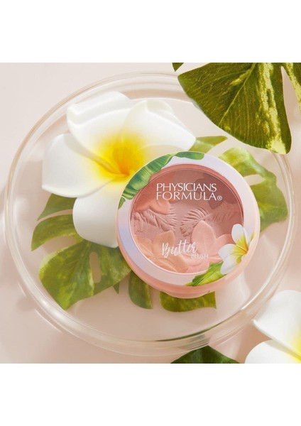 Butter Blush Mat Monoi Renkli Kremsi Allık Makyaj Tozu Sıkıştırılmış Allık Vegan Suya Dayanaklı modelleri