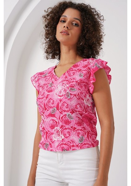 0430 Örme Bluz - Pembe modelleri