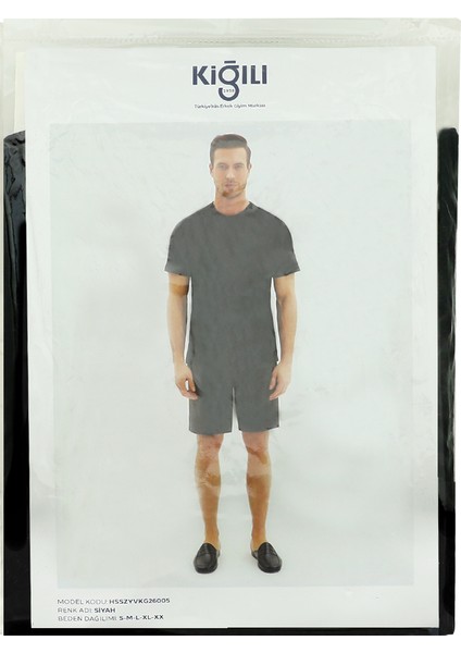 Kontrast Yakalı 2'li Şort Pamuk Pijama Takımı fiyatları